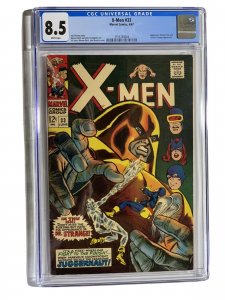 X-men 33 Cgc 8.5 White Pages Marvel Silver Age