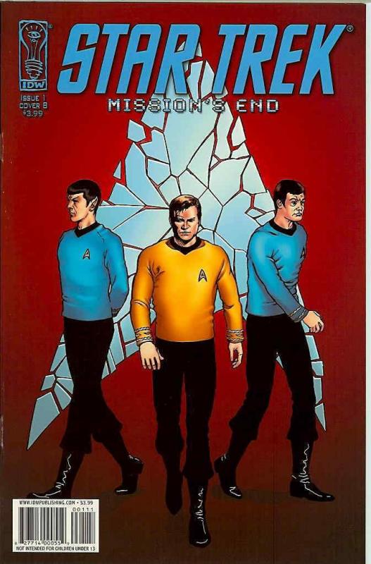 Star Trek: Mission’s End #1B VF; IDW | save on shipping - details inside