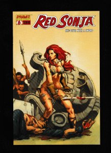 Red Sonja #6 Mel Rubi Wraparound Cover (2006)