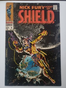 Nick Fury Agent of SHIELD 6 (1968) Steranko cover art