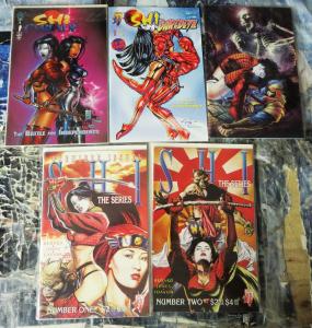 SHI Collection!  23 books- VF or better!  Bill Tucci! Daredevil! Tomoe! Cyblade!