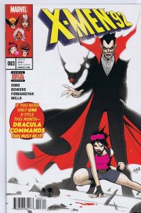 X Men '92 #3 ORIGINAL Vintage 2016 Marvel Comics Dracula  