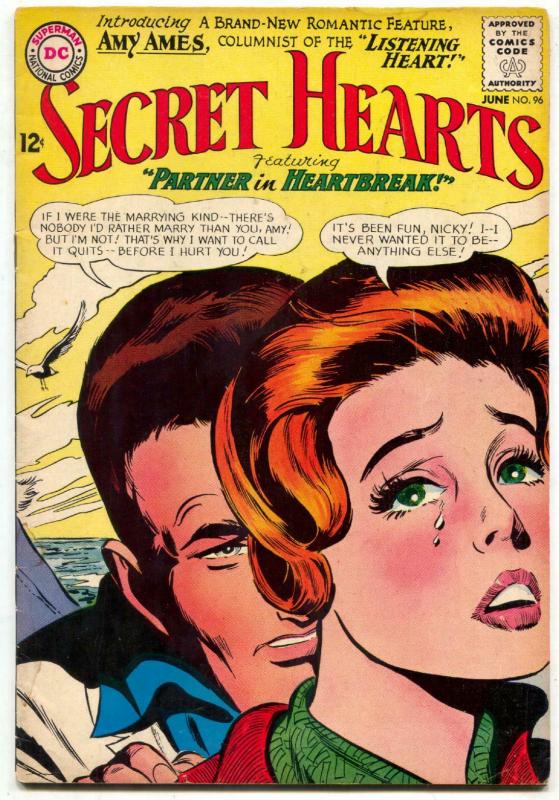 Secret Hearts  #96 1964-DC SILVER AGE ROMANCE-1st Amy Ames issue VG+