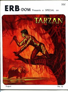 ERB-dom #18 1966-Edgar Rice Burroughs & Tarzan fanzine-Frank Frazetta-VF