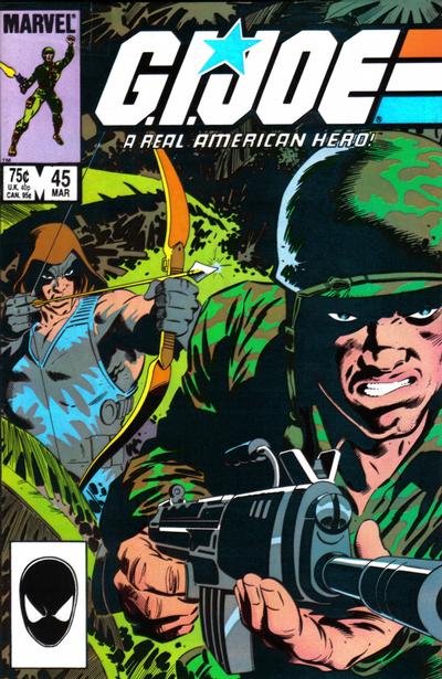 G.I. JOE #45 Marvel Comics (ungraded) stock photo / ID#B-4