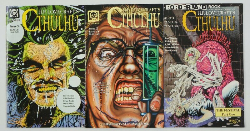 H.P. Lovecraft's Cthulhu: the Festival #1-3 VF/NM complete series - brian bendis