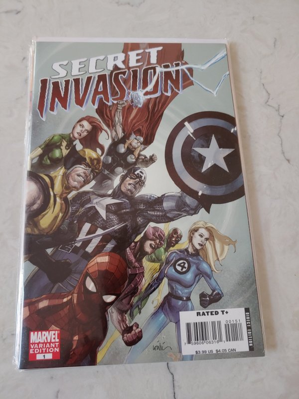 Secret Invasion #1 Marvel Comic Book, 1:50 Variant