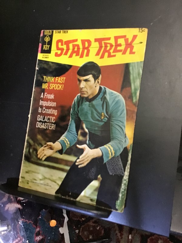 Star Trek #6 (1969) Leonard Nimoy Spock cover! Affordable grade key! VG+