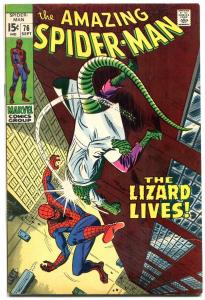 AMAZING SPIDER-MAN #76 1969- LIZARD - JOHN BUSCEMA- MARVEL COMICS- F/VF