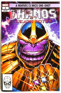 Thanos: Death Notes #1 Davis Rider Exclusive Killa Variant Cover Marvel CT101