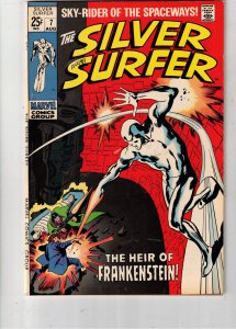 The Silver Surfer #7 1969 High-Grade VF+ Shalla Bal COVELL CERTIF! Frankenstein