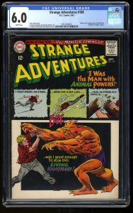 Strange Adventures #180 CGC FN 6.0 White Pages 1st Appearance Animal Man!