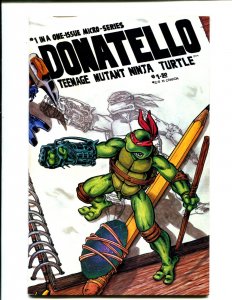 Donatello #1 - PETER LAIRD COVER ART! (6.0/6.5) 1986