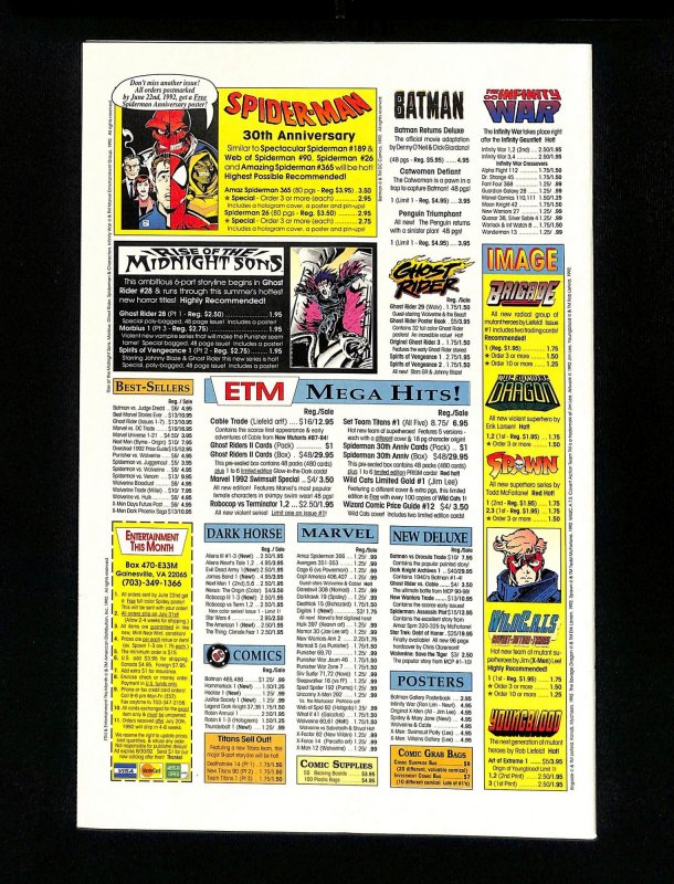 Ghost Rider (1990) #28 1st Midnight Sons Lilith!