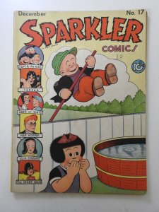 Sparkler Comics #17 (1942) W/ The Spark Man! Sharp VG+ Condition!