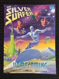 1991 THE SILVER SURFER Homecoming FVF 7.0 1st Marvel Printing / Jim Starlin