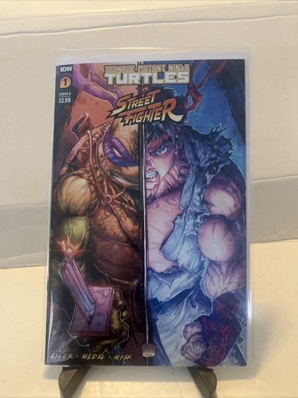 Teenage Mutant Ninja Turtles vs. Street Fighter 1B 2023 Nm