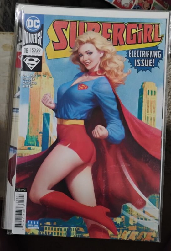 SUPERGIRL #18 2018  DC UNIVERSE REBIRTH ARTGERM   VARIANT