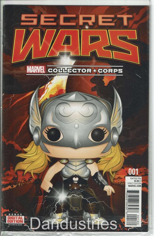 Secret Wars #1 Collector Corps (2016) Funko Pops! Variant w/ Lady Thor