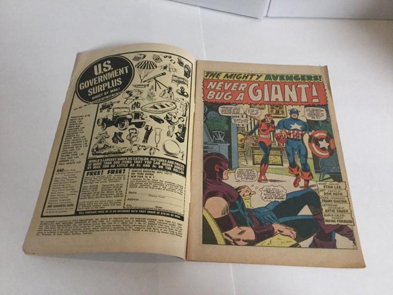 Avengers 31 Vg Very Good 4.0 Marvel Comics Silver Age