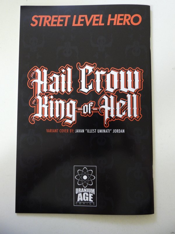 Hail Crow King of Hell Variant Signed by Javan Jordan W/ COA NM Condition