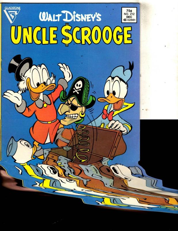 12 Uncle Scrooge Comics # 210 211 212 213 214 215 216 217 218 219 220 221 WS5