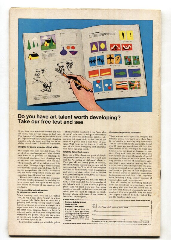 X-MEN #65 1970- comic book- Marvel Comics FN/VF