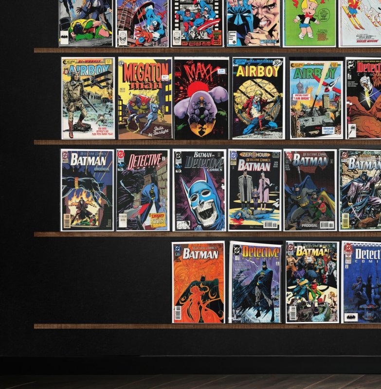 Huge Lot 150+ Comics with Detective Comics, Airboy, The New Mutants & More!
