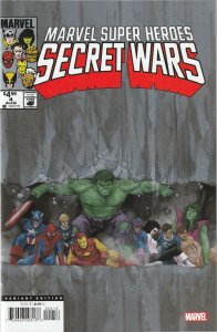 Marvel Super Heroes Secret Wars # 4 Facsimile Edition 1:25 Variant NM 2024 [V7]