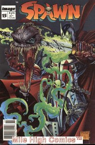 SPAWN (1992 Series) #15 NEWSSTAND Very Fine Comics Book