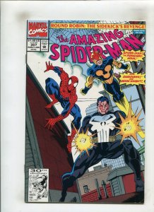 AMAZING SPIDER-MAN #357 (8.0) PUNISHER!! 1991
