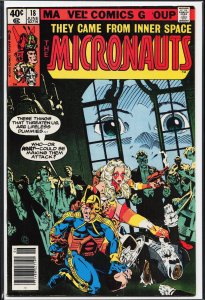 Micronauts #18 Newsstand Edition (1980) Micronauts