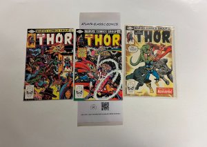 3 Mighty Thor Marvel Comics Books #320 321 322 Moench 37 SM11