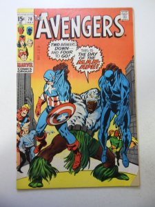 The Avengers #78 (1970) GD Cond CF detached at 1 staple see desc ink stamp fc