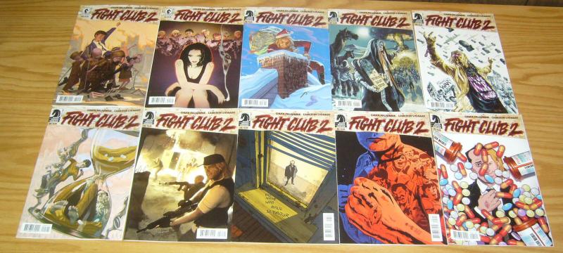 Chuck Palahniuk's Fight Club 2 #1-10 VF/NM complete series + poster + game +more