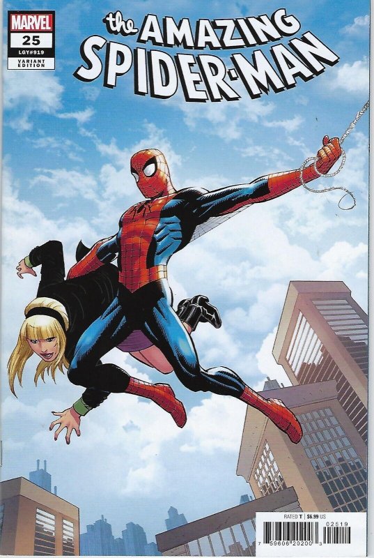 AMAZING SPIDER-MAN #25 John Romita JR 1:100 Gwen Stacy Variant !!!   NM