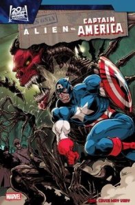 ALIEN VS. CAPTAIN AMERICA #4 KAARE ANDREWS VARIANT Marvel Comic Book 2025