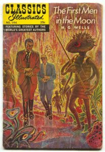 Classics Illustrated #144 HRN 166- FIRST MEN IN THE MOON g/vg