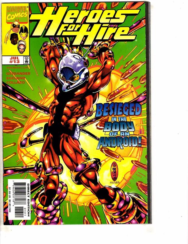 Heroes For Hire # 13 NM 1st Print Marvel Comic Book Ant-Man Luke Cage AH1