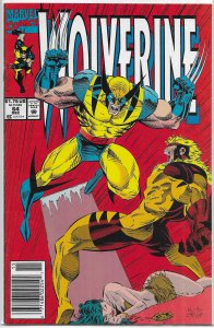 Wolverine   vol. 2   # 64 FN Hama/Pacella, Sabretooth, Maverick, Jubilee