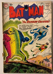 Batman #134 DC (2.5 GD+) cover detached at one staple (1960)