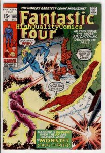 FANTASTIC FOUR #105, VF+, John Romita, Thing, Monser, more FF in store