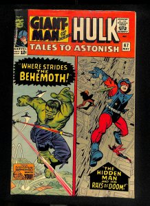 Tales To Astonish #67 Giant-Man and Hulk!