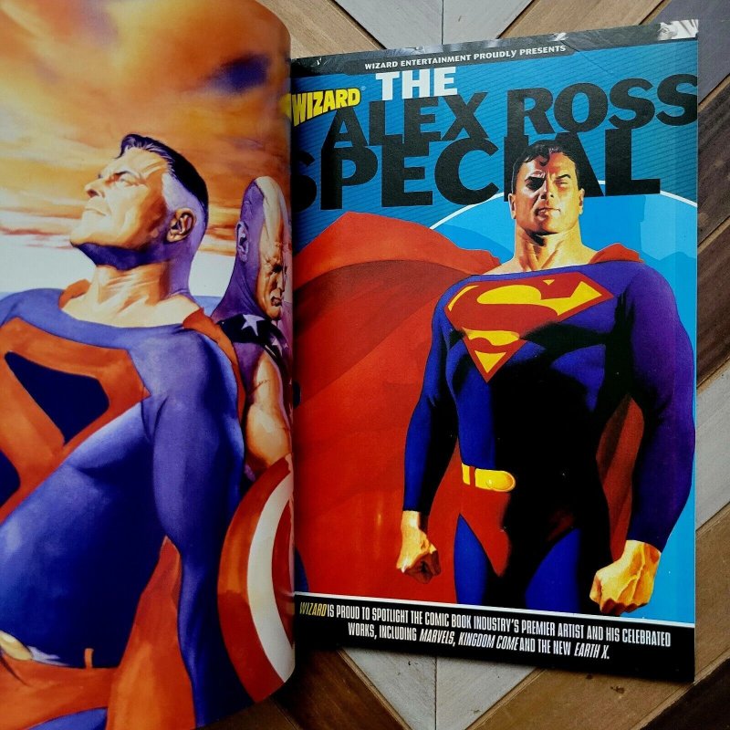 Wizard ALEX ROSS Special (1999) VF+ *Signed by Alex Ross* Millennium Edition SC