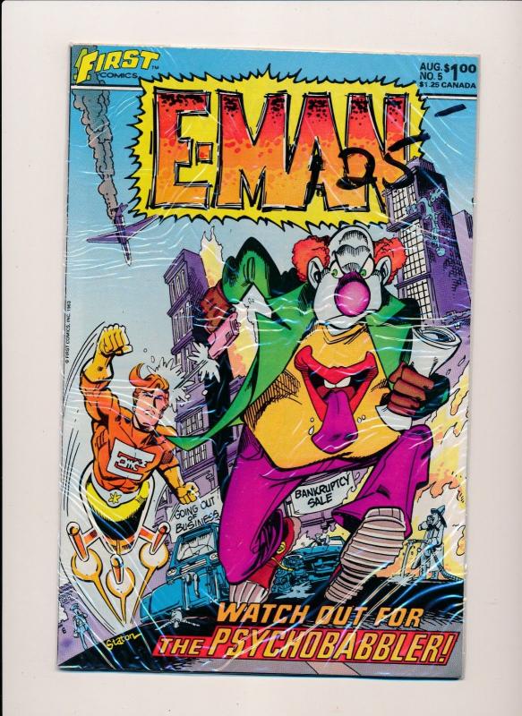 FIRST Comics HUGE LOT!  E-MAN #1-12,14-17,19,21,23-25 VF+ (HX852) 