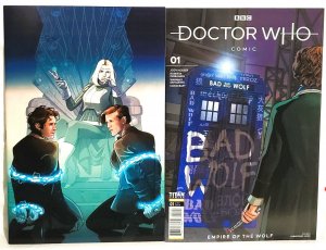 DOCTOR WHO The Empire of the Wolf #1 FOC Virgin Variant and Cover D Titan Comics