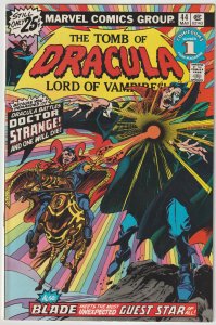 Tomb of Dracula #44 (May 1976, Marvel), NM (9.4), Blade & Dr. Strange apps