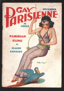 Gay Parisienne 12/1935-Enoch Bolles cover art-Pulp fiction-pin-up pix & spicy...