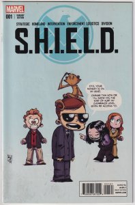 S.H.i.e.L.D. #1 Skottie Young Marvel Babies Variant (2015) S.H.I.E.L.D.