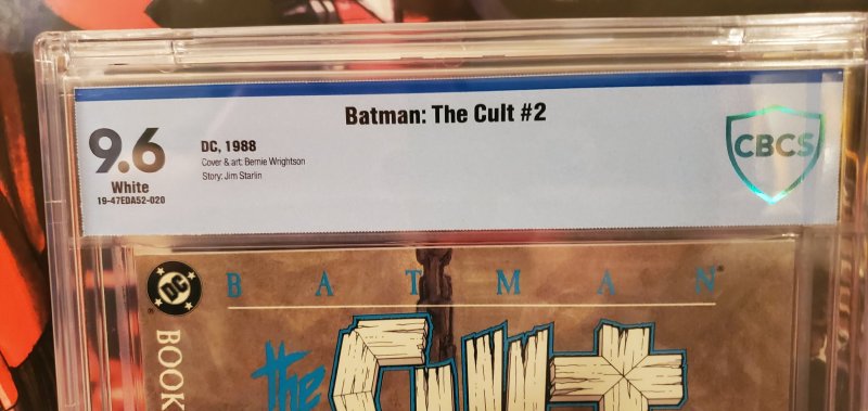 Batman: The Cult #2 (1988) CBCS Graded 9.6 - Jim Starlin & Bernie Wrightson